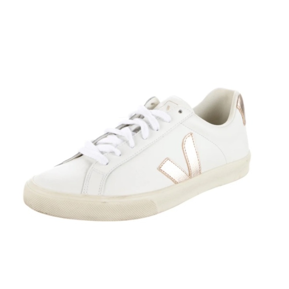 VEJA ESPLAR LEATHER WHITE PLATINE